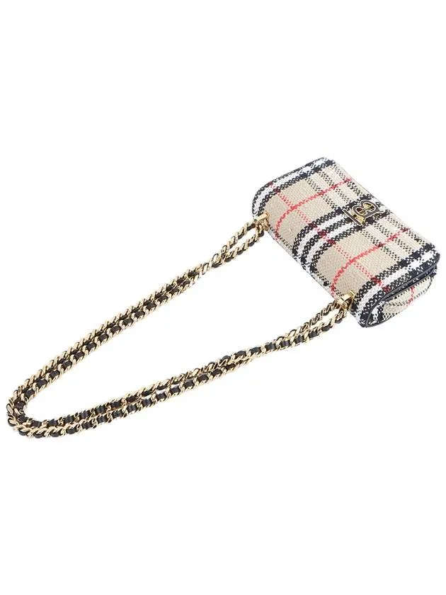 8063083 Vintage check boucl TB Lola mini cross bag 33490