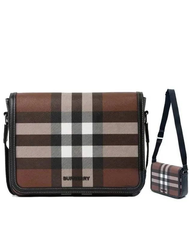 Alfred Small Messenger Bag Dark Birch Brown