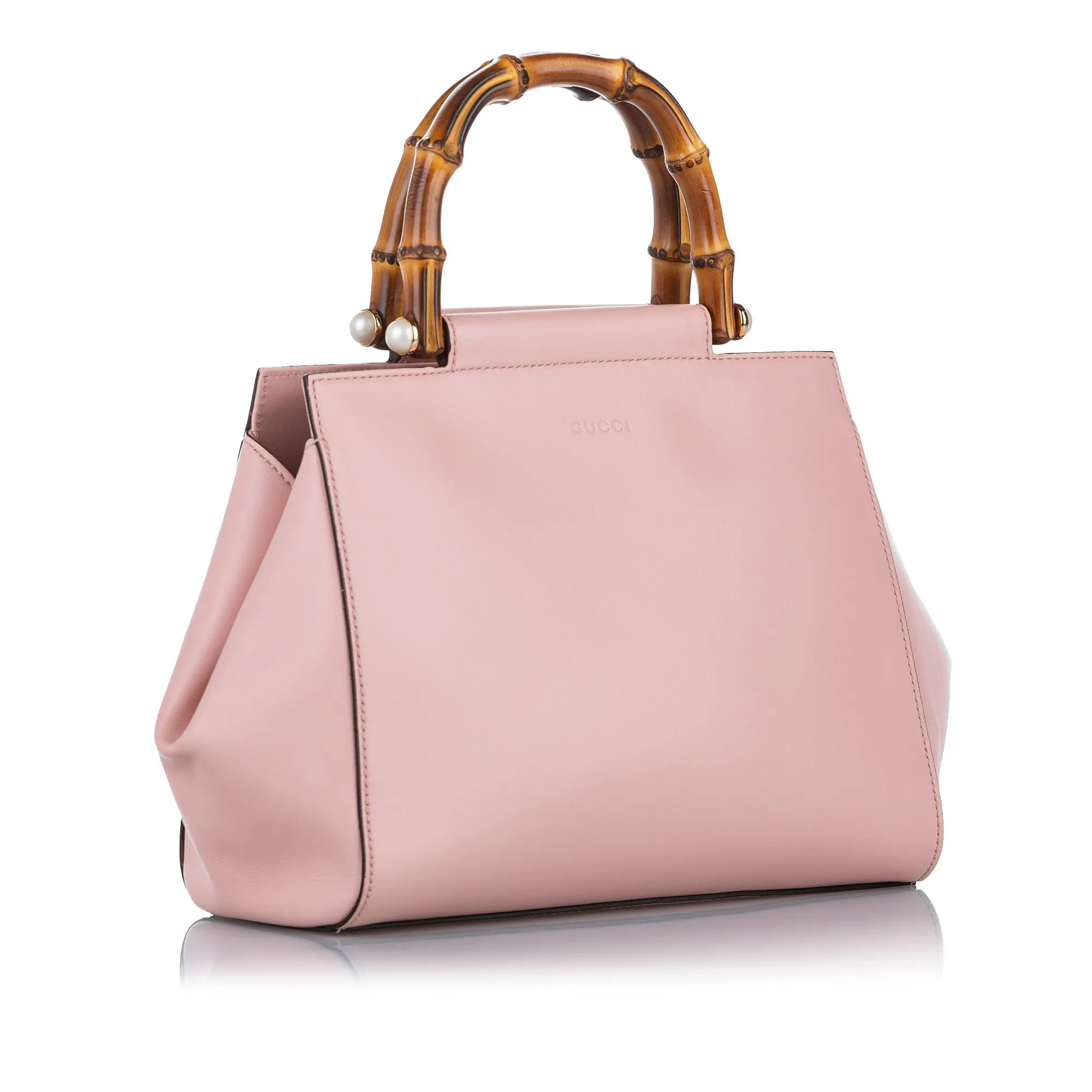 Bamboo Nymphaea Satchel in Pink