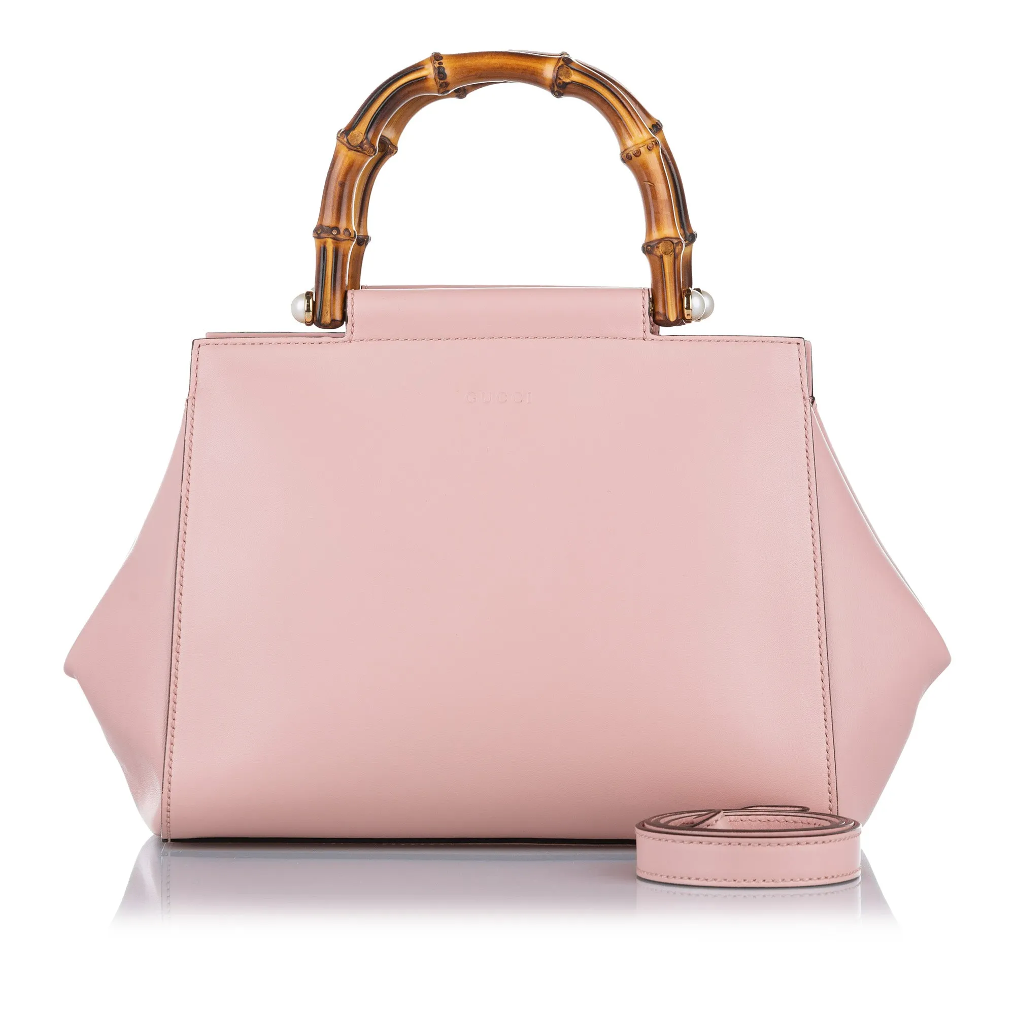 Bamboo Nymphaea Satchel in Pink