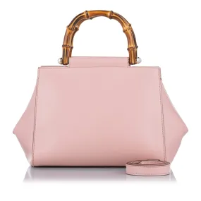 Bamboo Nymphaea Satchel in Pink