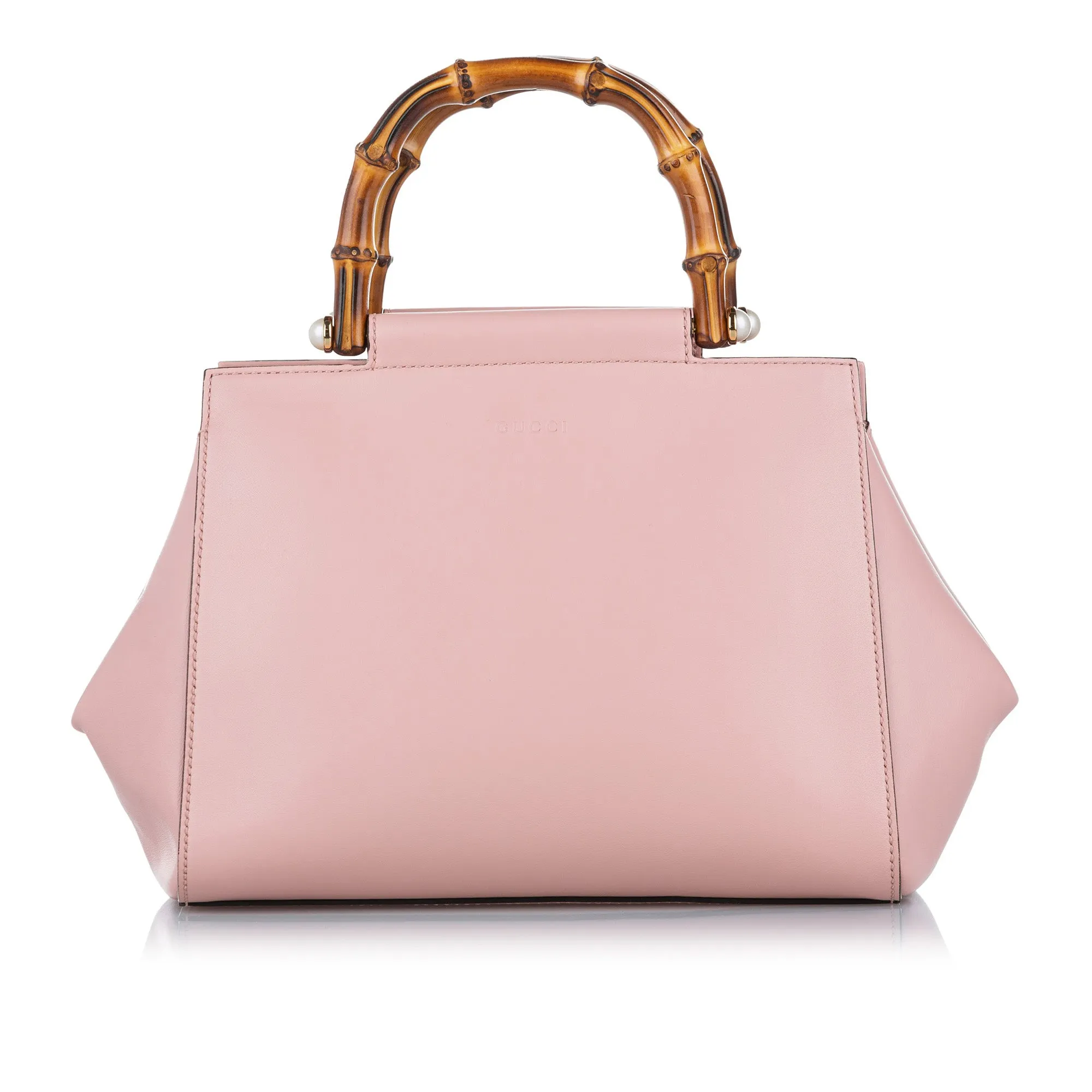 Bamboo Nymphaea Satchel in Pink