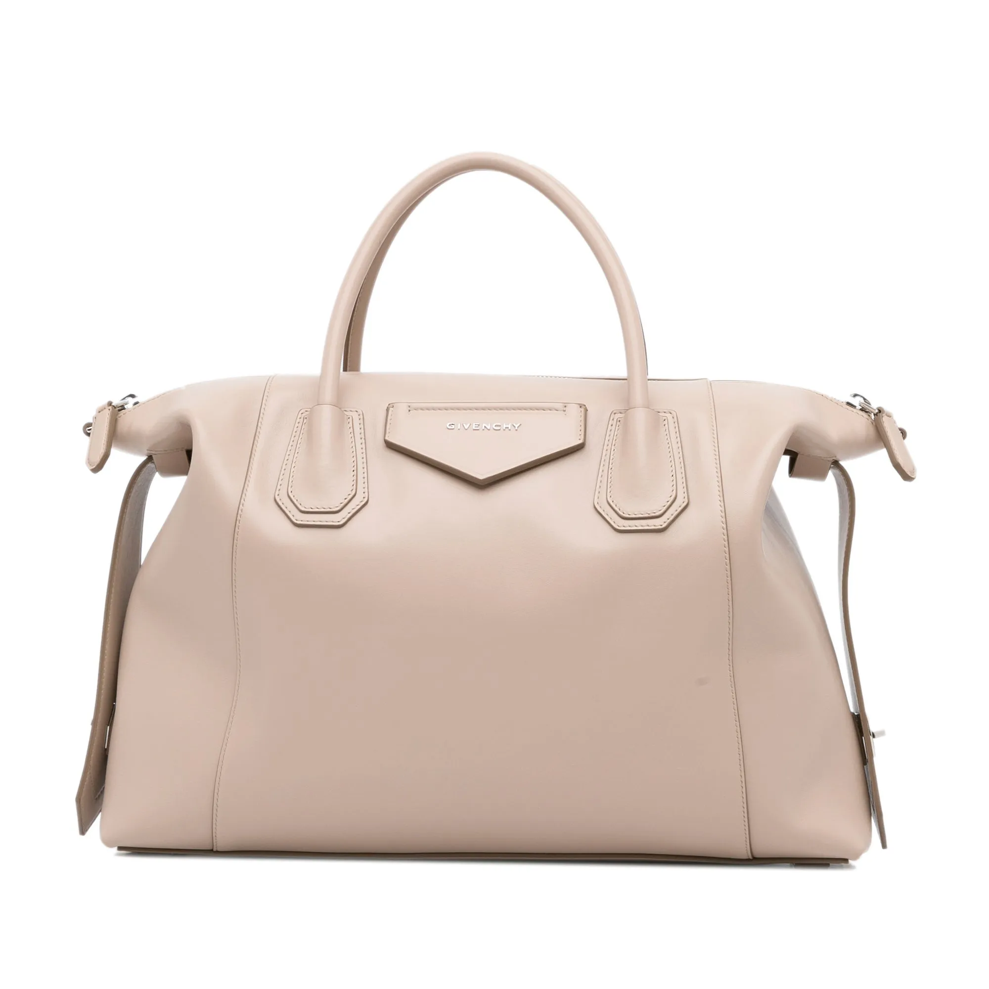 Beige Givenchy Medium Antigona Soft Tote Satchel