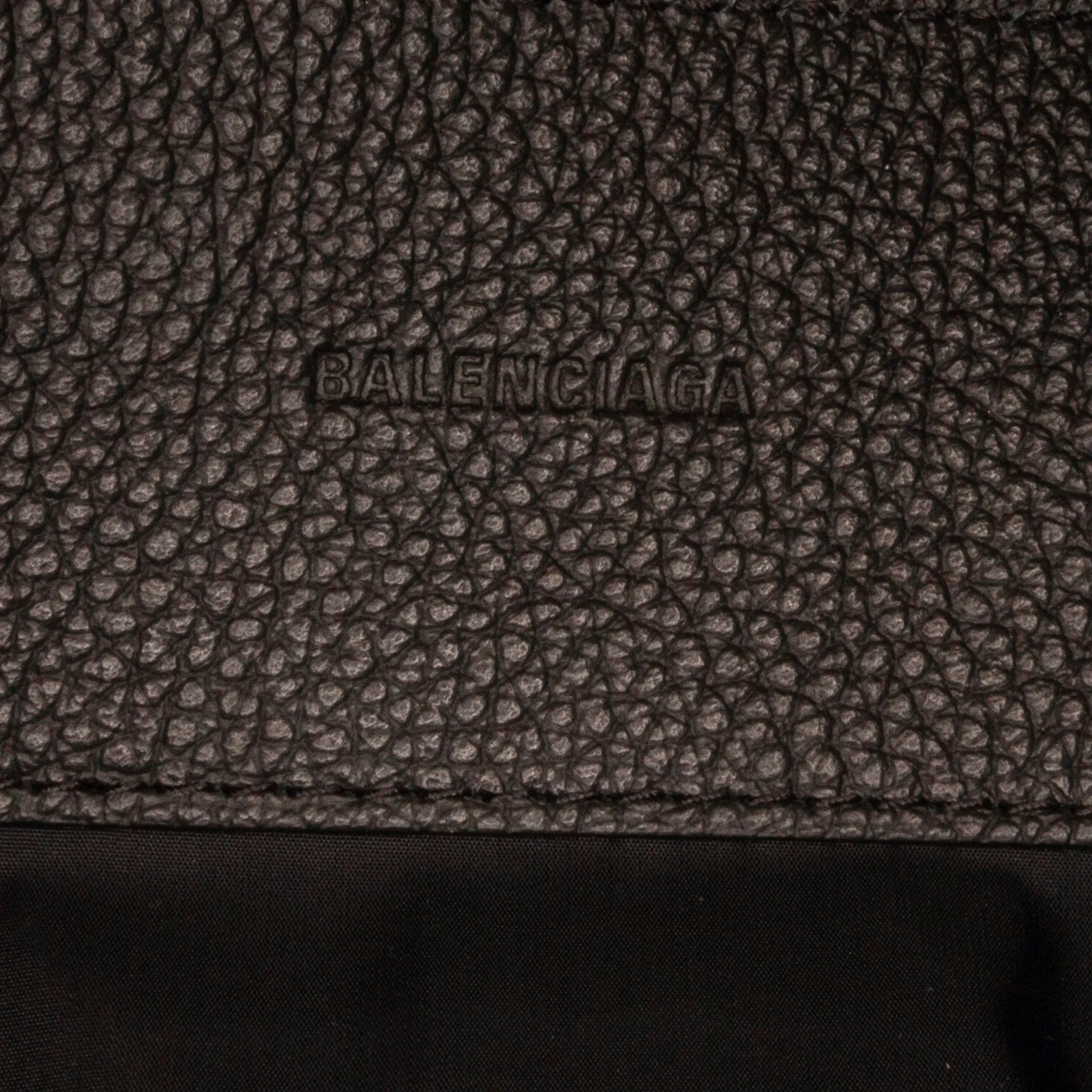 Black Balenciaga Car East-West M Tote Satchel