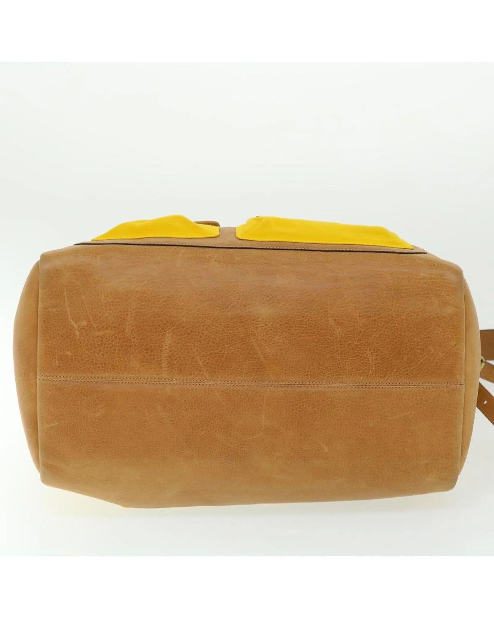 Burberry Small Canvas & Leather Shoulder Bag - Yellow
