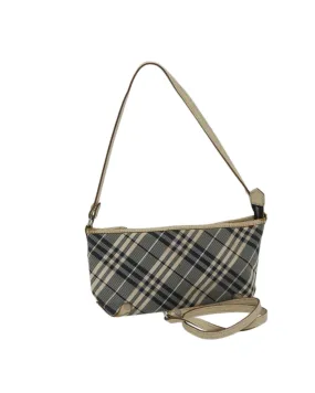 BURBERRY Vintage Mini Beige Plaid Shoulder Bag