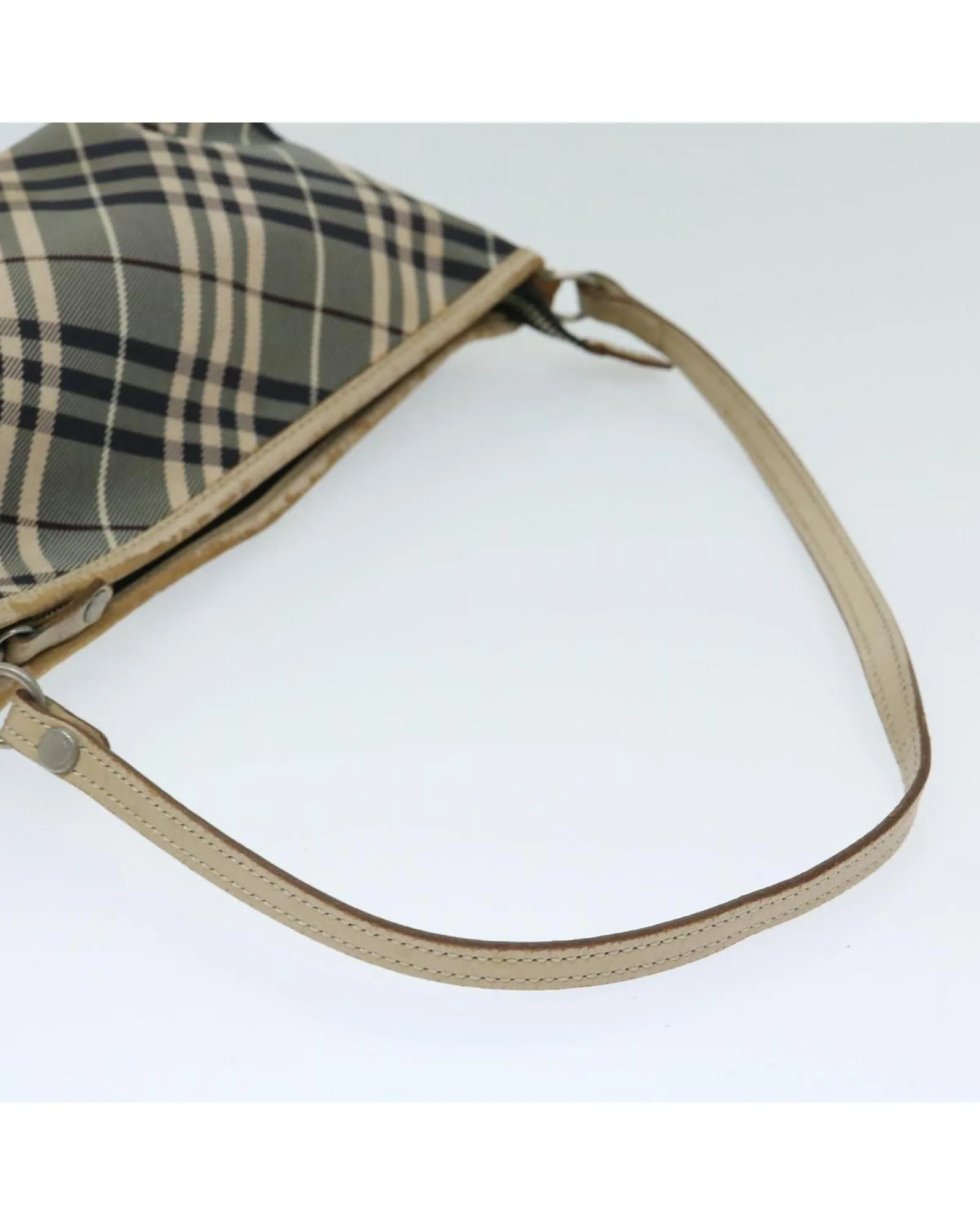 BURBERRY Vintage Mini Beige Plaid Shoulder Bag