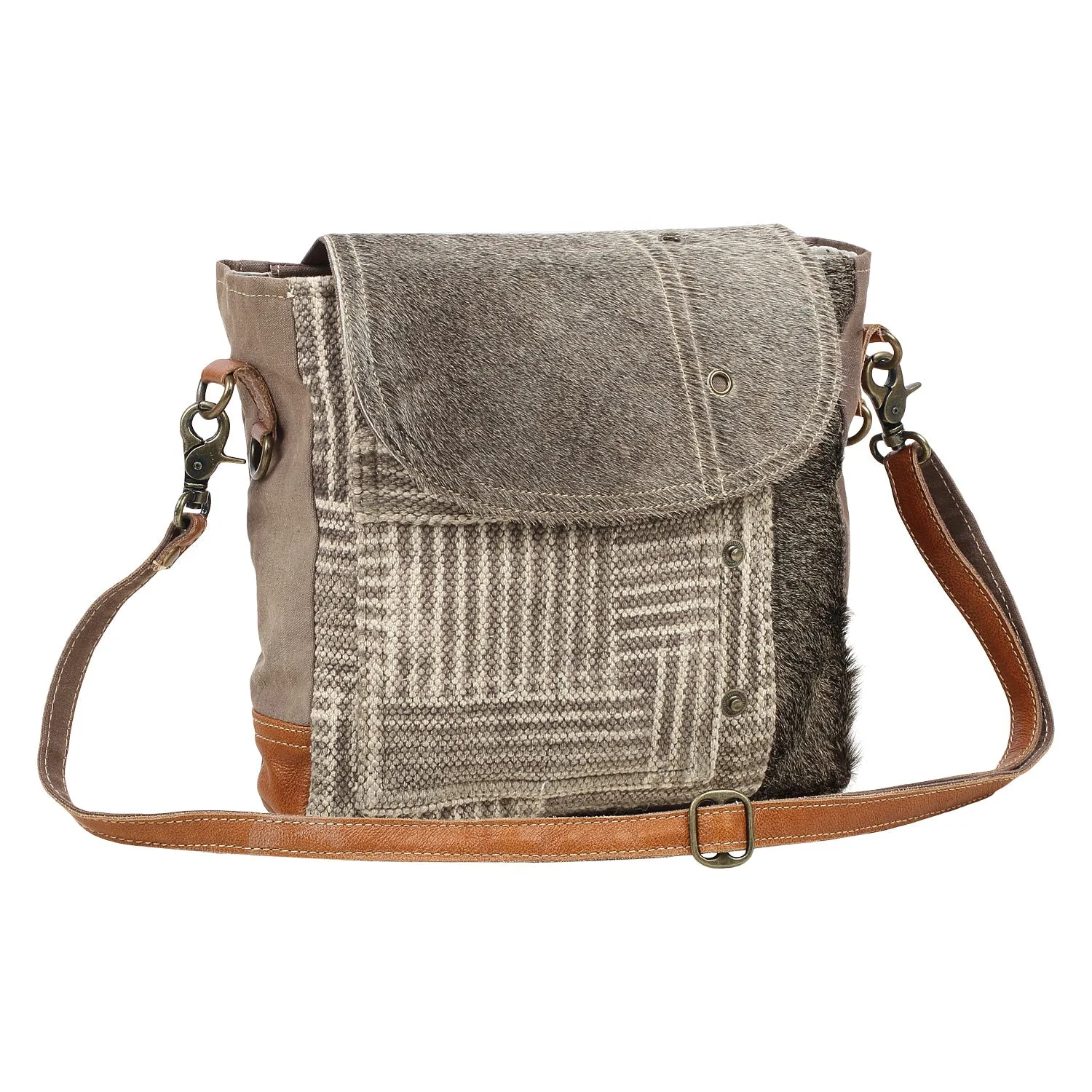 Edge Flap Shoulder Bag