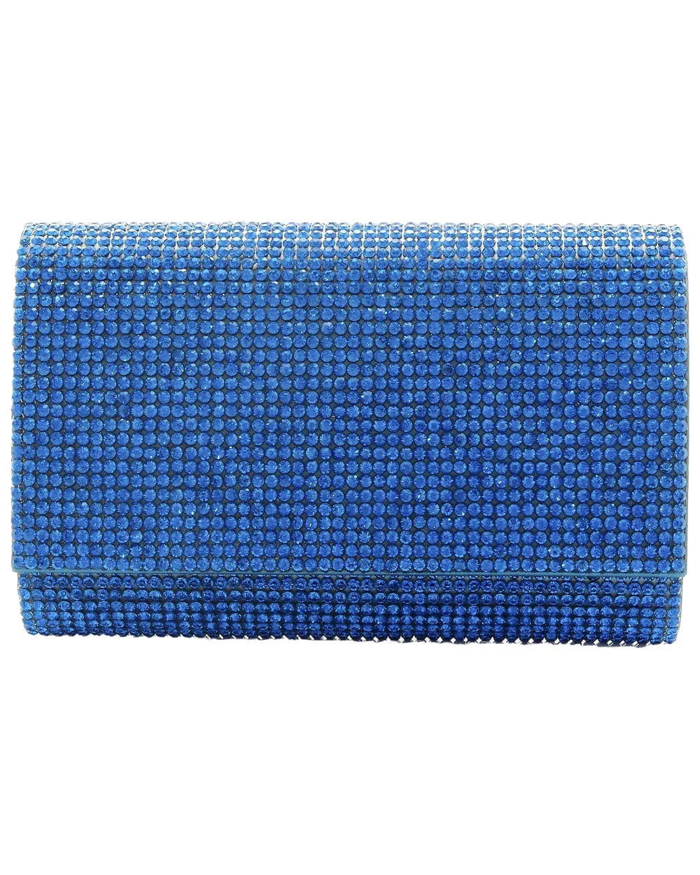 Fizzy Crystal Clutch in Capri Blue