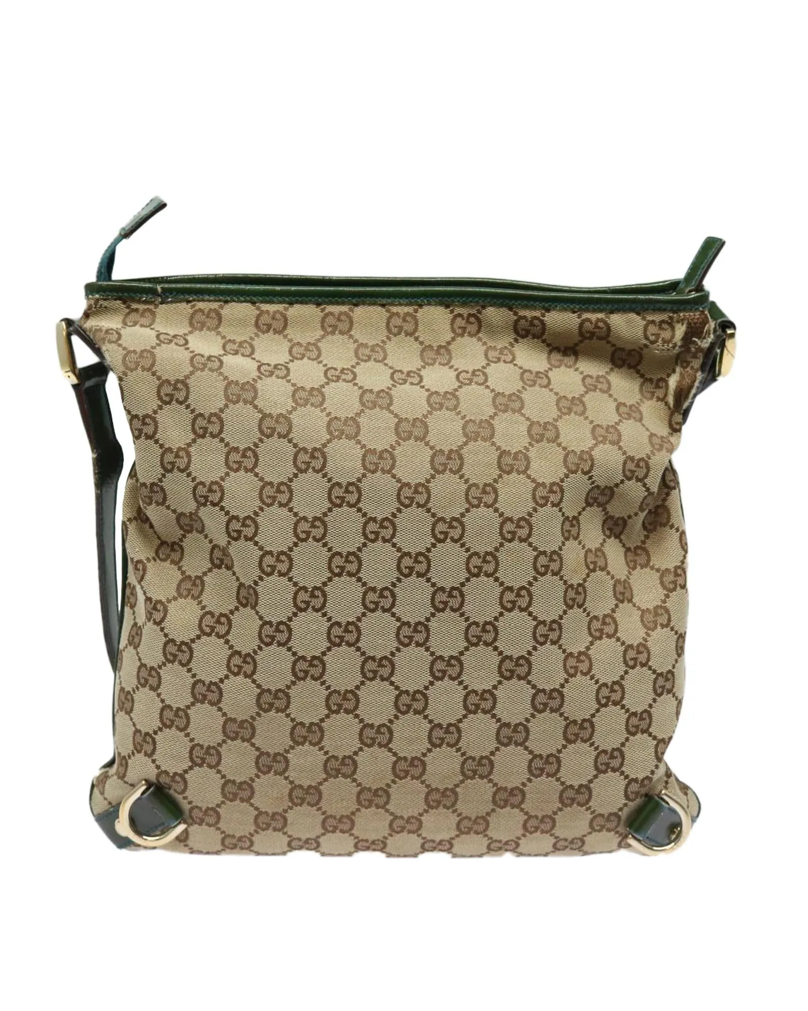 GG Canvas Shoulder Bag with Authentic Detailing