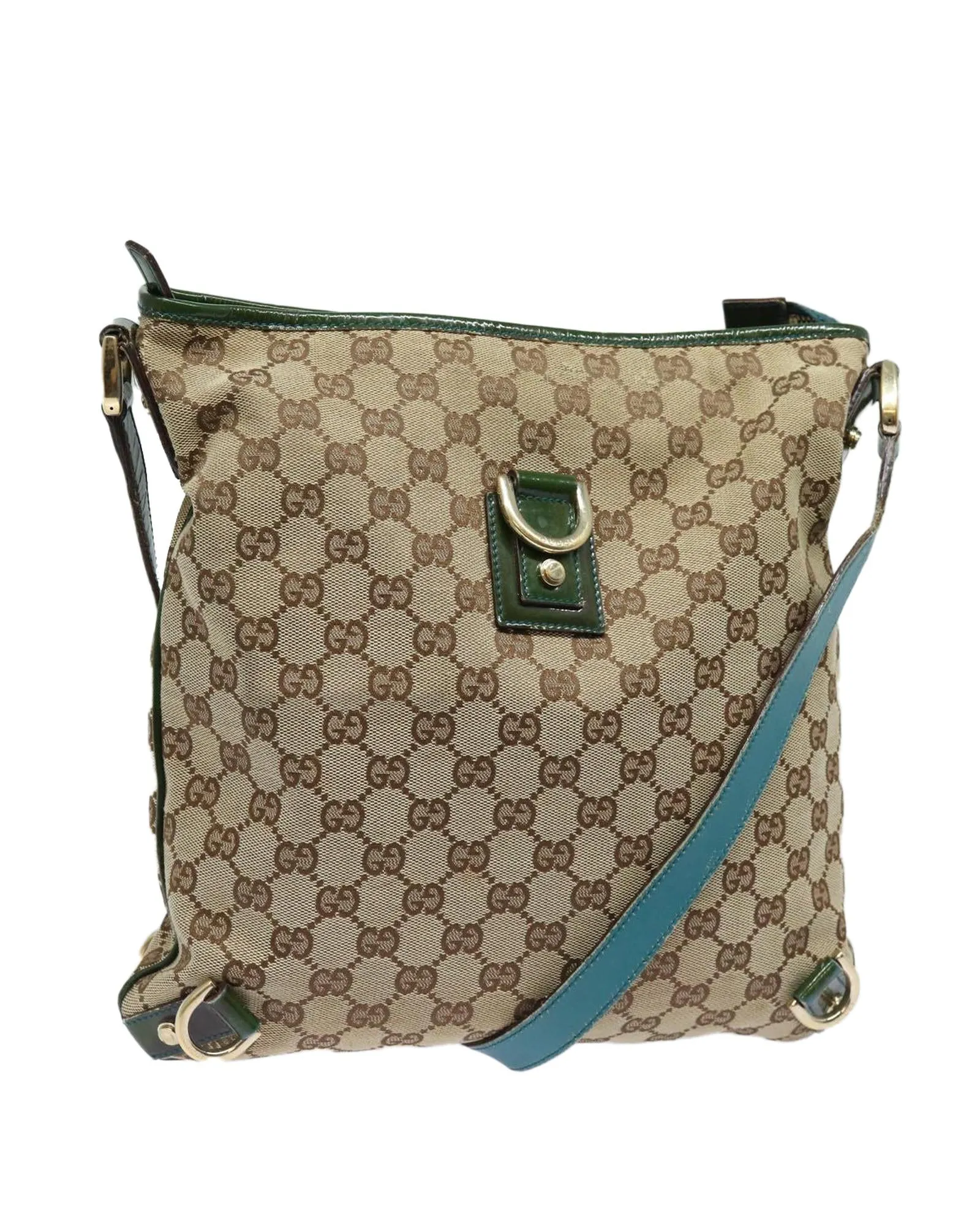 GG Canvas Shoulder Bag with Authentic Detailing