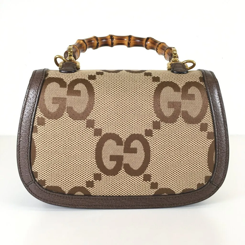 Gucci Bamboo 1947 Jumbo Top Handle Bag