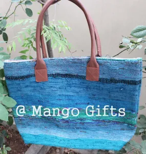 Handmade Chindi Rug Tote Bag