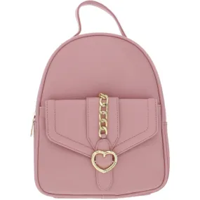 JUICY COUTURE -  Unchain My Heart Faux Leather Chain Backpack