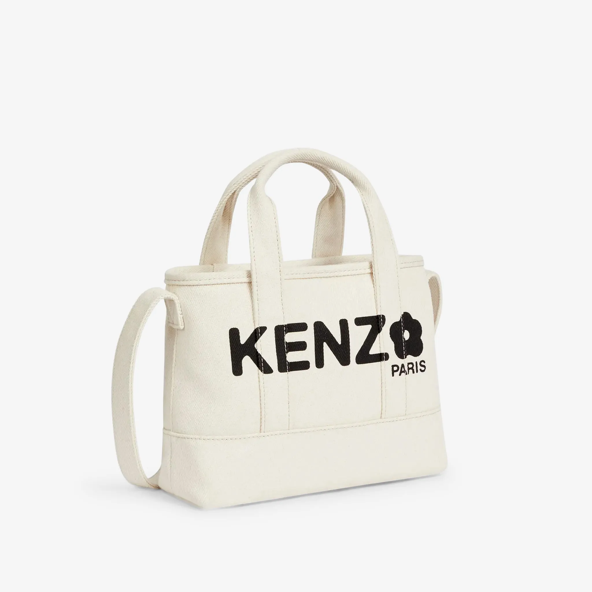 KENZO Utility Small Tote Bag Ecru