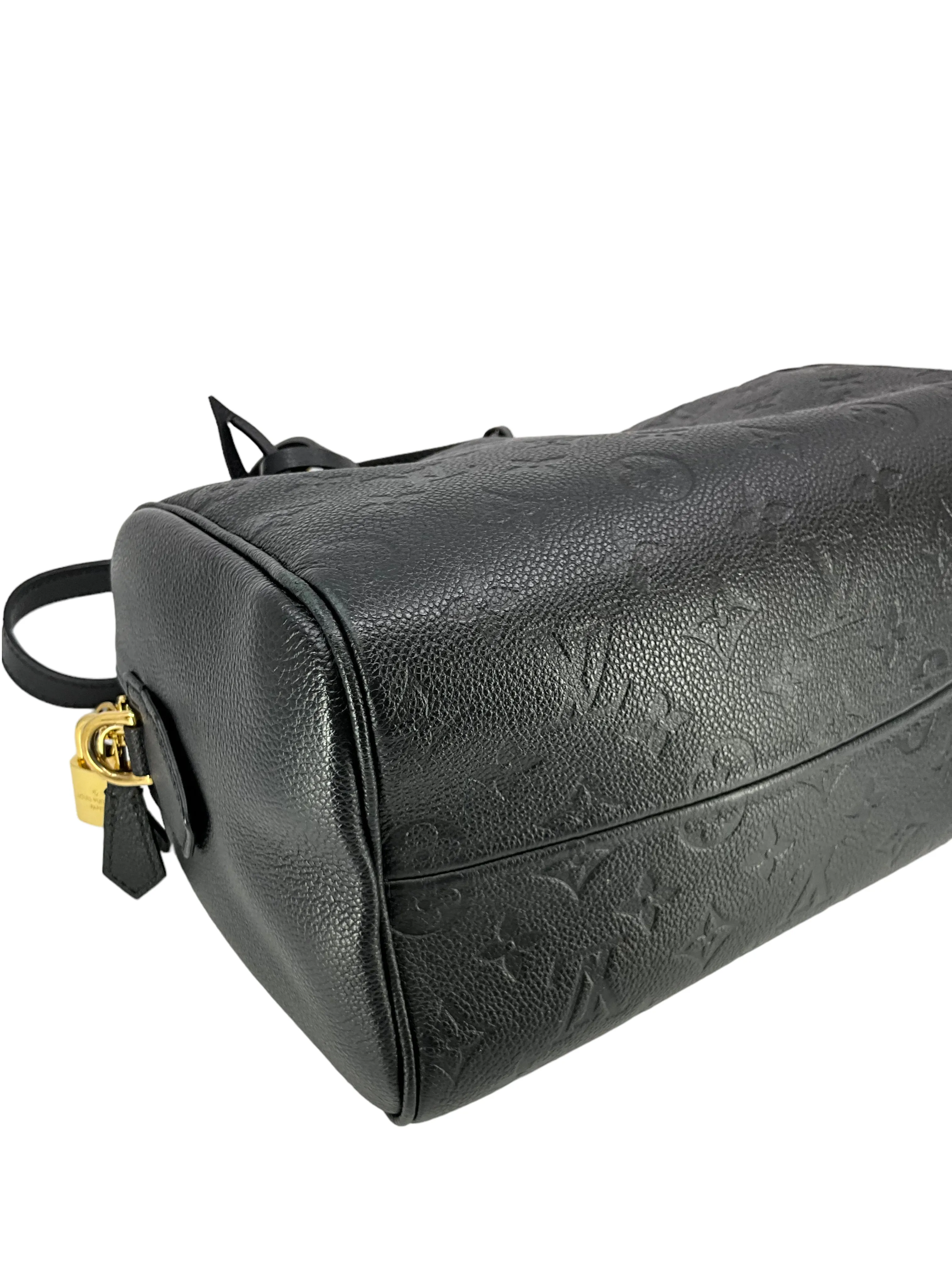 Louis Vuitton Monogram Leather Speedy 25 Bandouliere Bag