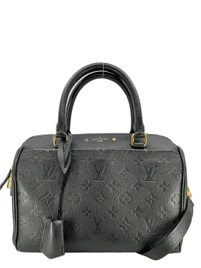 Louis Vuitton Monogram Leather Speedy 25 Bandouliere Bag