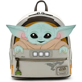 Loungefly x Star Wars Mandalorian Child Cradle Mini Backpack