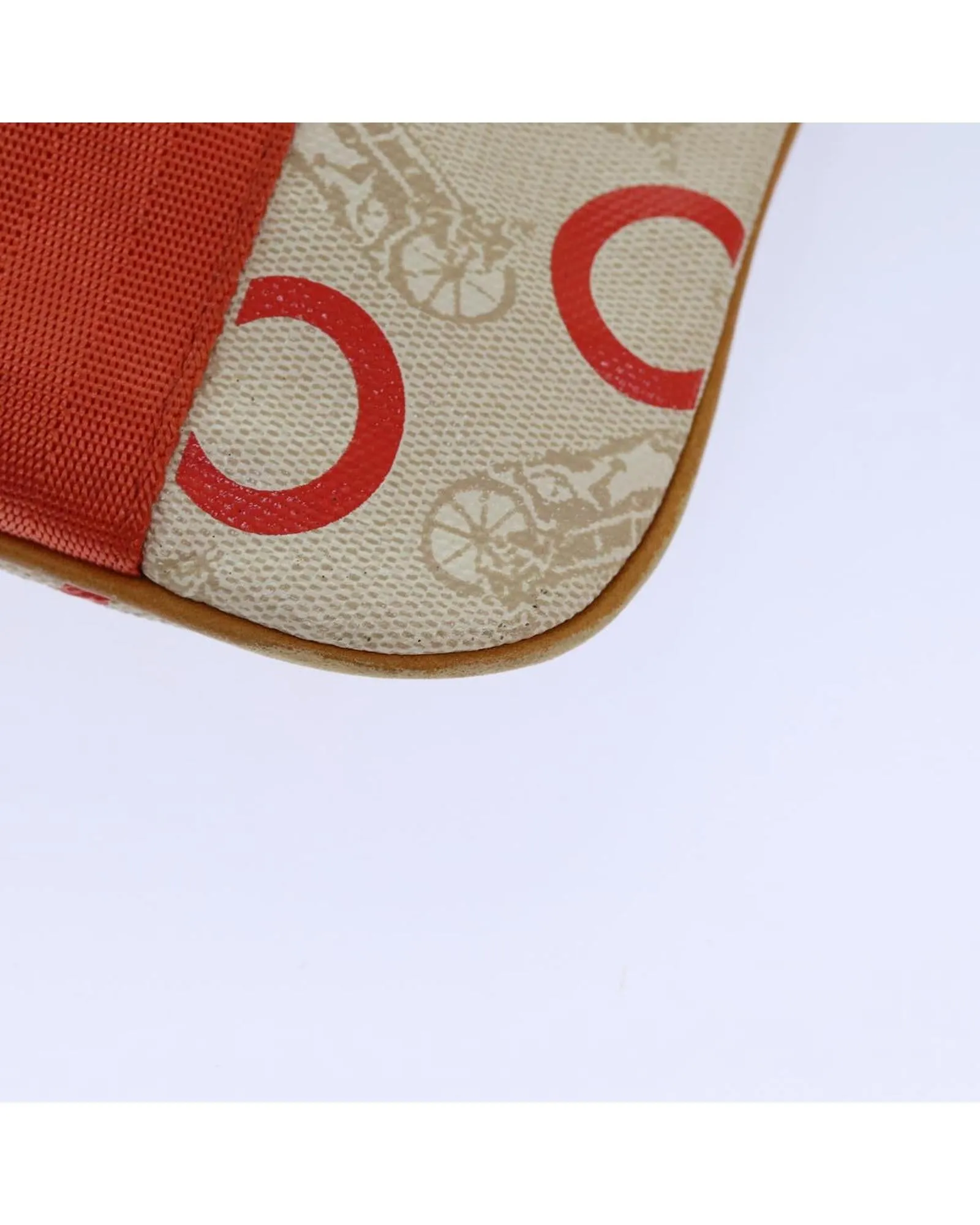 Macadam Canvas Shoulder Bag with Adjustable Shoulder Drop