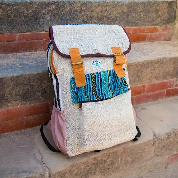 Organic Hemp Backpack For Travel