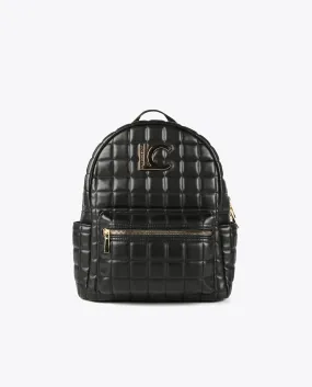 Quilted check backpack