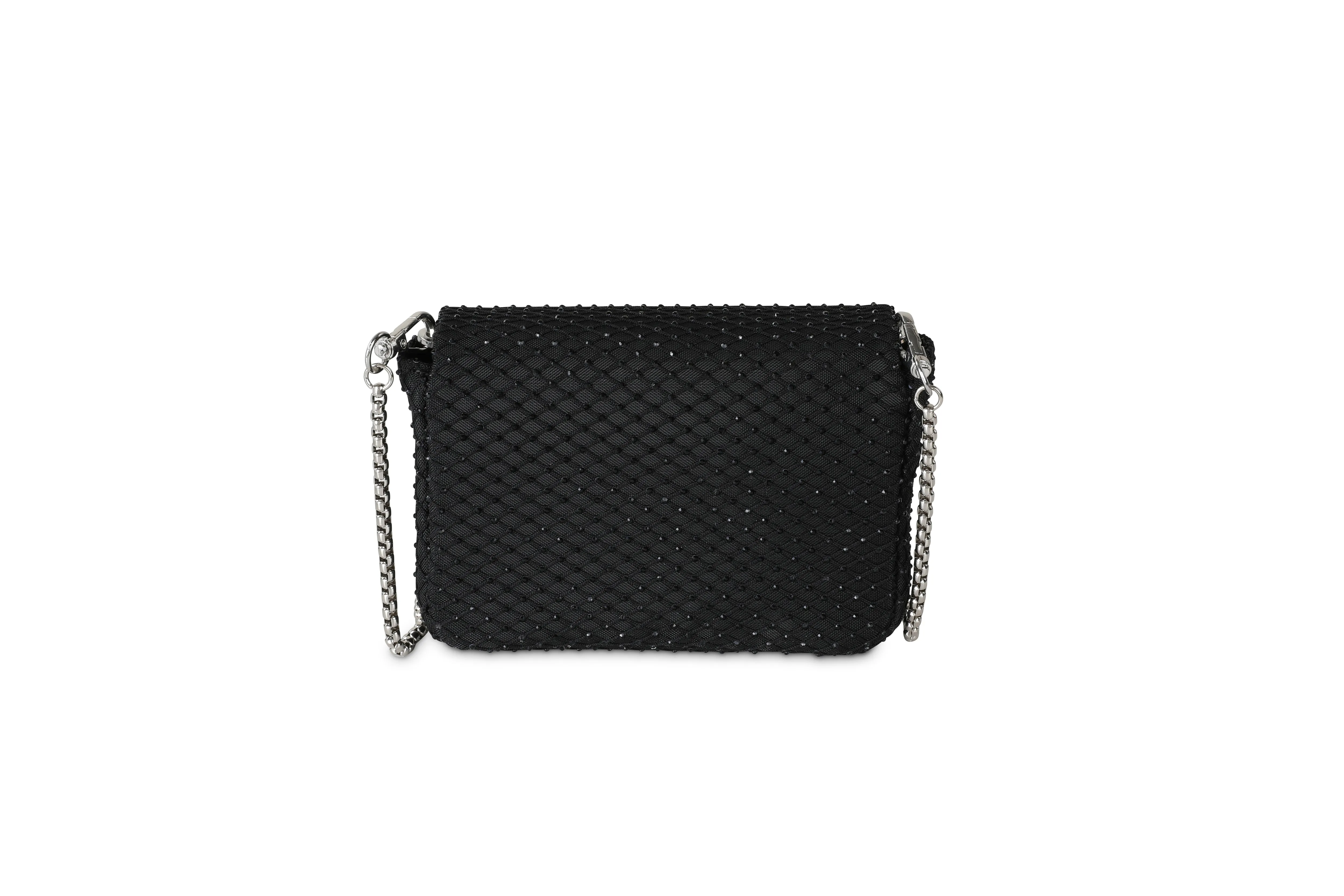 SANIA CLUTCH- BLACK