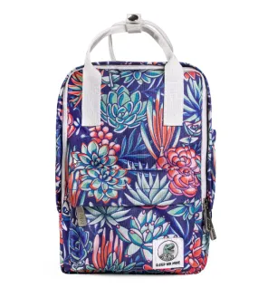 Sleep No More Preschool Backpack, Succulent Print