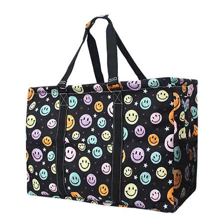 Smiley Faces Shopping Utility Tote Bag