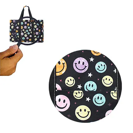 Smiley Faces Shopping Utility Tote Bag