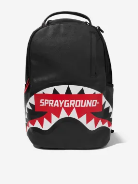 Sprayground Kids Shark Central SG Logo Backpack in Black (18" x 6" x 11.5")